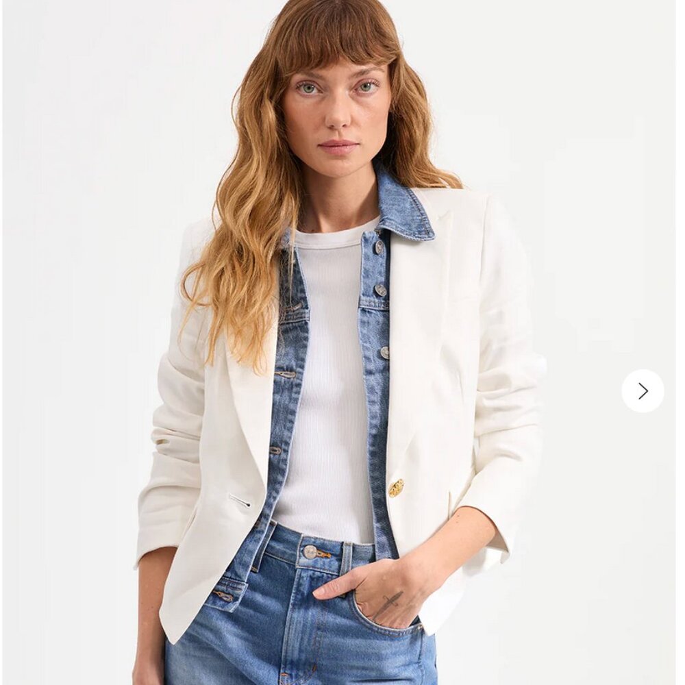 NWOT Veronica Beard Hosanna Linen Dickey Jacket (Size 2)